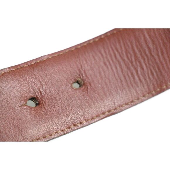 Torino CROCO BROWN GENUINE LEATHER 1.5"Wd CASUAL DRESS MEN'S BELT Sz 46 (P31 - Picture 14 of 16